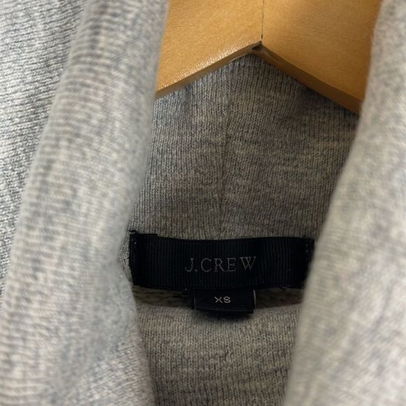 J. Crew Women's Relaxed Heather Turtleneck Sweatshirt Size Extra Small - Picture 4 of 9
